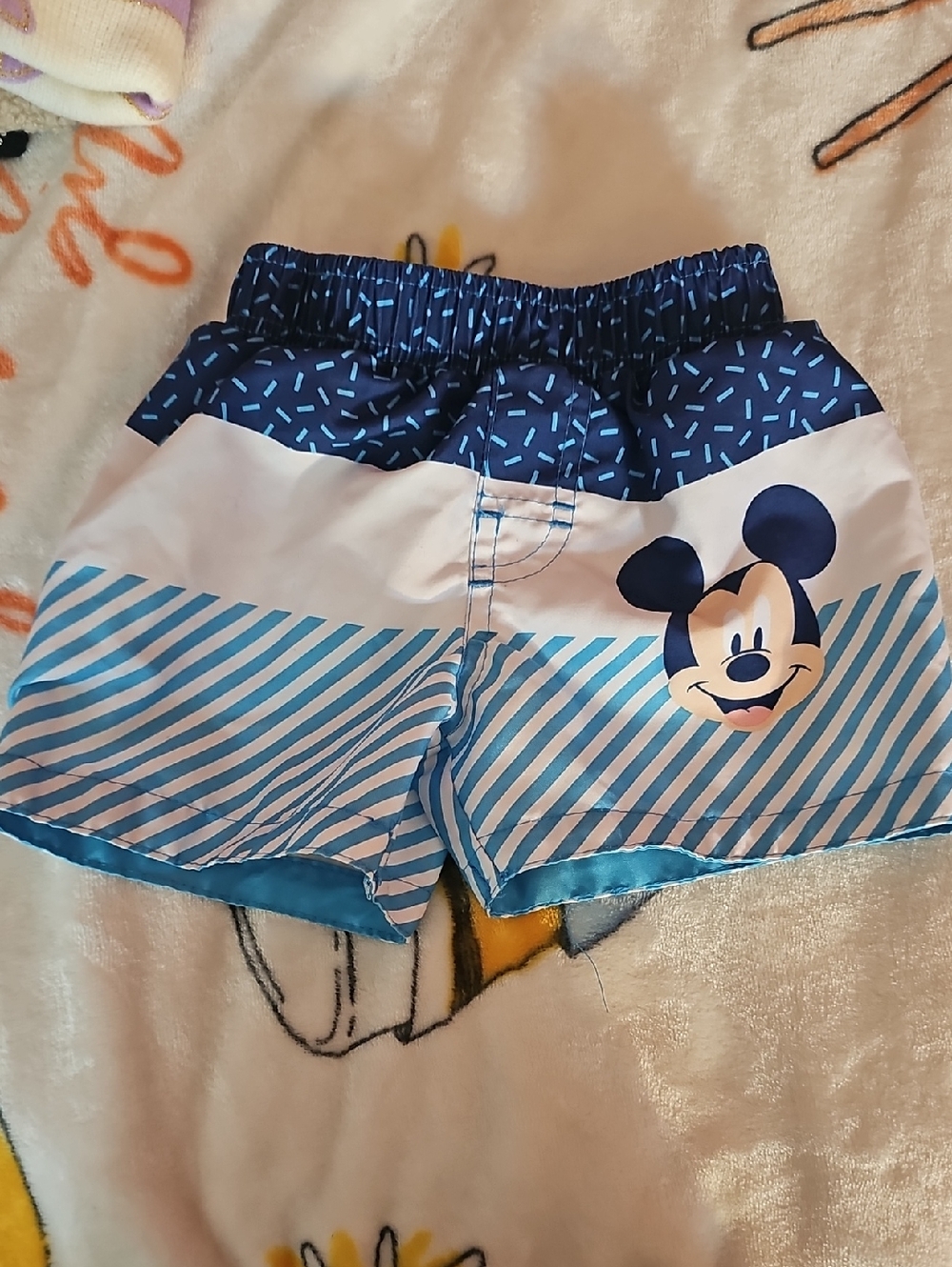 Disney Blue & Navy Mickey Swim Shorts
